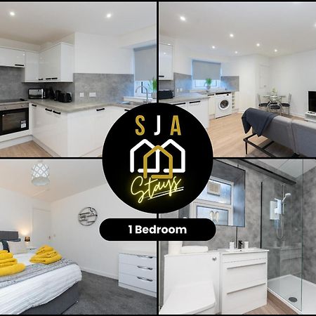 Central City Stay - Sja Stays - 1 Bed Apartment 阿伯丁 外观 照片