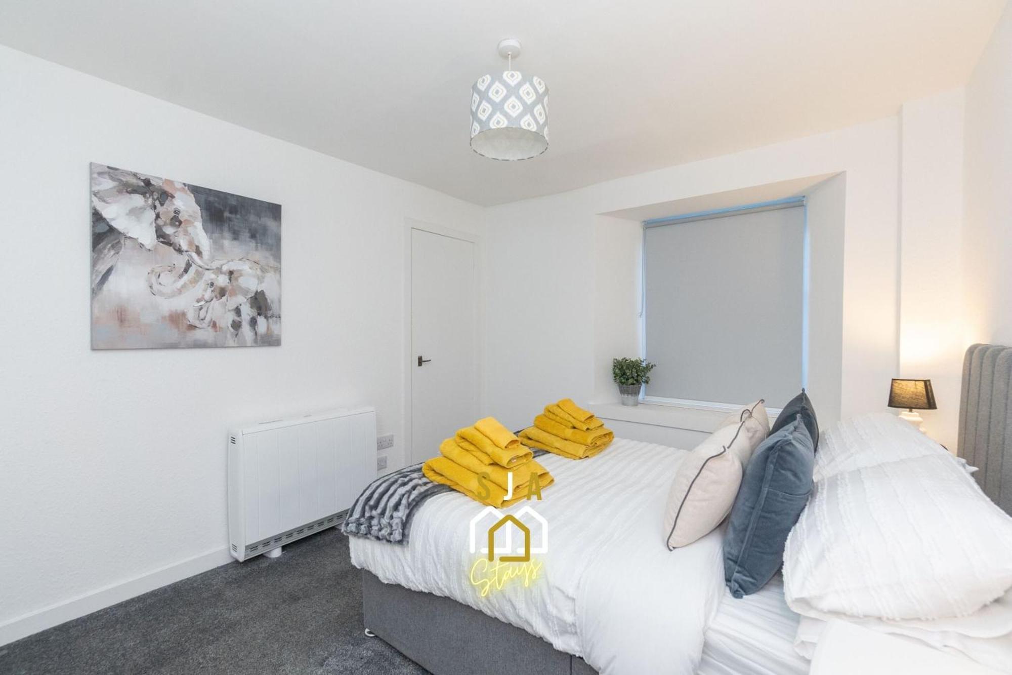 Central City Stay - Sja Stays - 1 Bed Apartment 阿伯丁 外观 照片