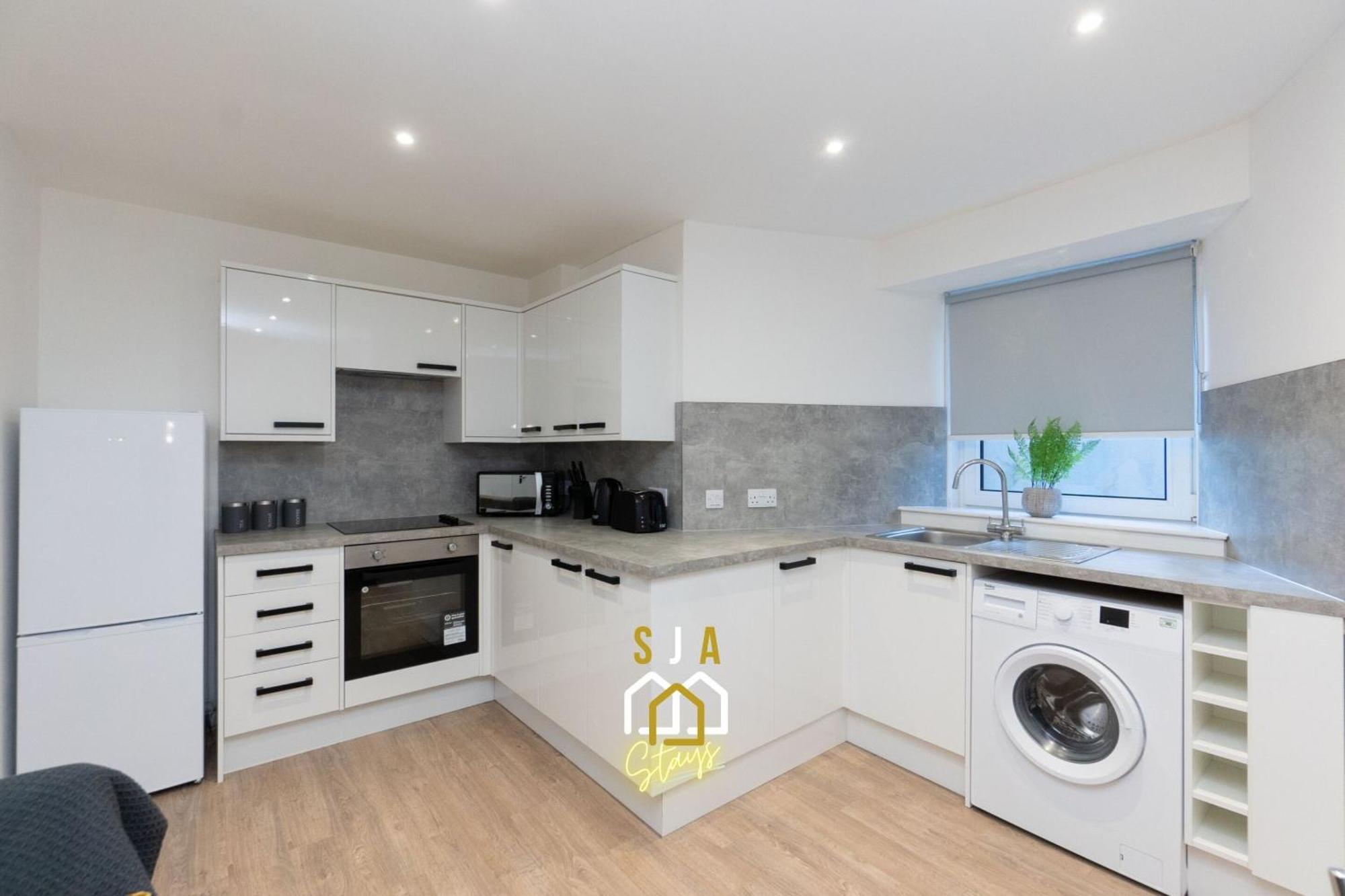 Central City Stay - Sja Stays - 1 Bed Apartment 阿伯丁 外观 照片