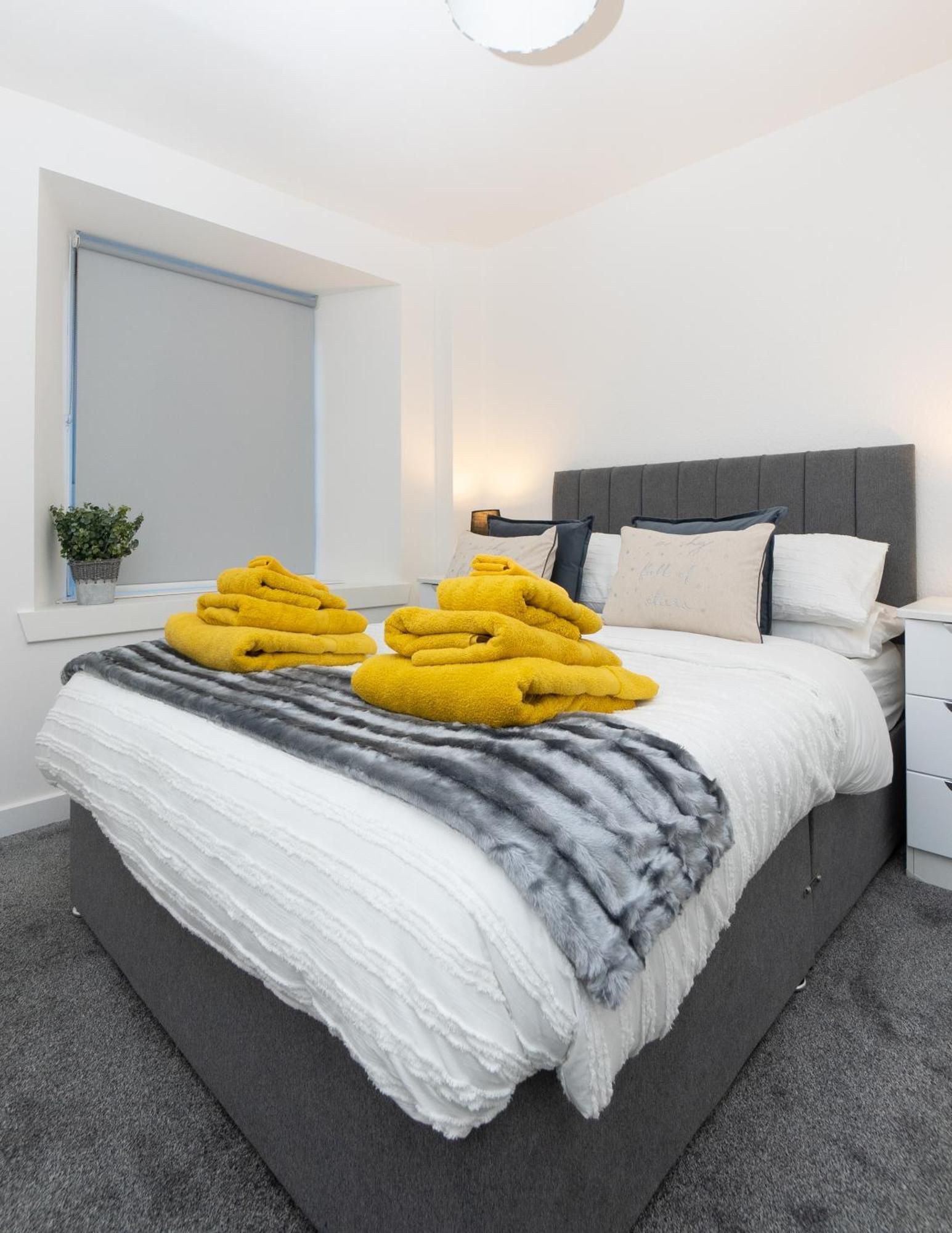 Central City Stay - Sja Stays - 1 Bed Apartment 阿伯丁 外观 照片